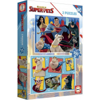 EDUCA Puzzle DC Liga supermaznáčikov 2x100 dielikov