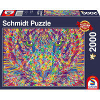 SCHMIDT Puzzle Divokosť v tigriom srdci 2000 dielikov