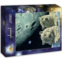 GRAFIKA Puzzle Brloh snežných leopardov 1000 dielikov