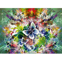 GRAFIKA Puzzle Jarné kvety a motýle 3000 dielikov