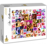 GRAFIKA Puzzle Koláž: Ženy 1000 dielikov