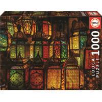 EDUCA Puzzle Kúzla Arábia: Koláž lampášov 1000 dielikov
