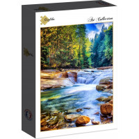 GRAFIKA Puzzle Krásny vodopád v lese 2000 dielikov