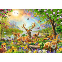RAVENSBURGER Puzzle Lesné zvieratá XXL 200 dielikov