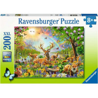 RAVENSBURGER Puzzle Lesné zvieratá XXL 200 dielikov