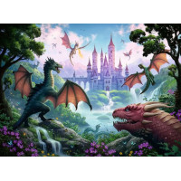 RAVENSBURGER Puzzle Magický drak XXL 300 dielikov