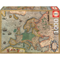 EDUCA Puzzle Mapa Európy 1000 dielikov
