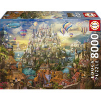 EDUCA Puzzle Mesto snov 8000 dielikov