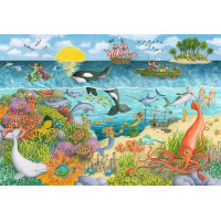 RAVENSBURGER Puzzle Piráti a morské víly 2x24 dielikov