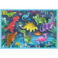 DODO Puzzle Planéta dinosaurov 100 dielikov