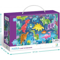 DODO Puzzle Planéta dinosaurov 100 dielikov