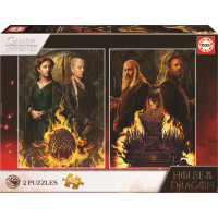 EDUCA Puzzle Rod Draka 2x500 dielikov