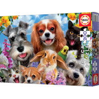 EDUCA Puzzle Selfie Prehliadka domácich maznáčikov 200 dielikov