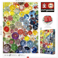 EDUCA Puzzle Sklenenky s fantáziou 500 dielikov