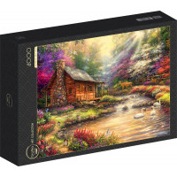 GRAFIKA Puzzle Útočisko na brehu potoka 4000 dielikov