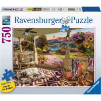 RAVENSBURGER Puzzle Útulná veranda XL 750 dielikov