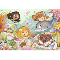 RAVENSBURGER Puzzle Víly a morské panny 2x12 dielikov