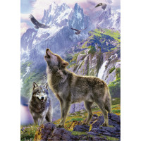 EDUCA Puzzle Vlci v skalách 500 dielikov