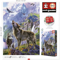 EDUCA Puzzle Vlci v skalách 500 dielikov