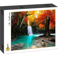 GRAFIKA Puzzle Vodopád v hlbokom lese 1500 dielikov