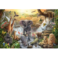 SCHMIDT Puzzle Zvieratá v Afrike 60 dielikov
