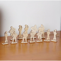 ROBOTIME Roker 3D drevené puzzle Brokovnica Terminator M870 172 dielikov