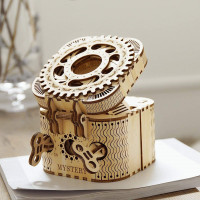 ROBOTIME Roker 3D drevené puzzle Trezor 158 dielikov