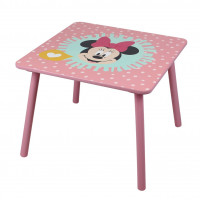 Detský stolček s 2 stoličkami Myška Minnie - ružový