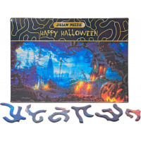 Puzzle Happy Halloween: Tekvicová záhrada 468 dielikov
