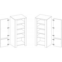 Šatníková skriňa NEBRASKA