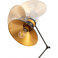 Stojacia lampa ASTI typ B - čierna / zlatá