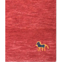 Ručne všívaný kusový koberec Asra wool red