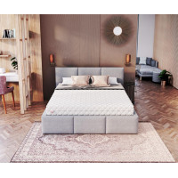 Taštičkový matrac VARO 200x200x19 cm - pamäťová pena