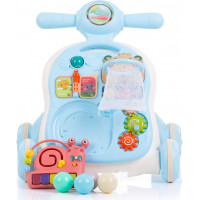 CHIPOLINO Chodítko interaktívne 3v1 Bear Blue