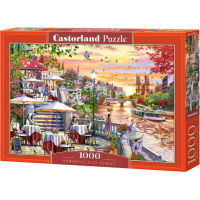 CASTORLAND Puzzle Romantika v meste 1000 dielikov