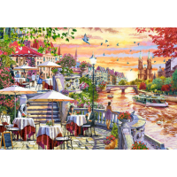 CASTORLAND Puzzle Romantika v meste 1000 dielikov
