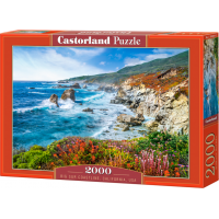 CASTORLAND Puzzle Pobrežie Big Sur, Kalifornia, USA 2000 dielikov