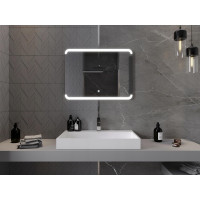 Obdĺžnikové zrkadlo MEXEN NIDA 80x60 cm - s LED podsvietením a vyhrievaním, 9806-080-060-611-00