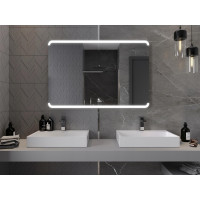 Obdĺžnikové zrkadlo MEXEN NIDA 120x100 cm - s LED podsvietením a vyhrievaním, 9806-120-100-611-00