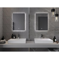 Obdĺžnikové zrkadlo MEXEN SUN 50x70 cm - s LED podsvietením a vyhrievaním, 9807-050-070-611-00