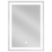 Obdĺžnikové zrkadlo MEXEN TACO 50x70 cm - s LED podsvietením a vyhrievaním, 9805-050-070-611-00