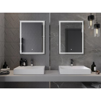 Obdĺžnikové zrkadlo MEXEN TACO 60x80 cm - s LED podsvietením a vyhrievaním, 9805-060-080-611-00