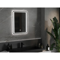 Obdĺžnikové zrkadlo MEXEN ZUSA 50x70 cm - s LED podsvietením a vyhrievaním, 9808-050-070-611-00