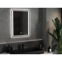 Obdĺžnikové zrkadlo MEXEN ZUSA 60x80 cm - s LED podsvietením a vyhrievaním, 9808-060-080-611-00