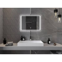 Obdĺžnikové zrkadlo MEXEN ZUSA 80x60 cm - s LED podsvietením a vyhrievaním, 9808-080-060-611-00