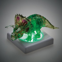 HCM KINZEL 3D Crystal puzzle Triceratops s mláďaťom 61 dielikov