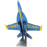 METAL EARTH 3D puzzle F, A-18 Super Hornet - Blue Angels (ICONX)