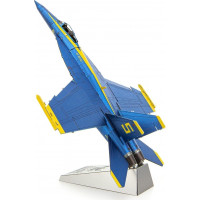 METAL EARTH 3D puzzle F, A-18 Super Hornet - Blue Angels (ICONX)