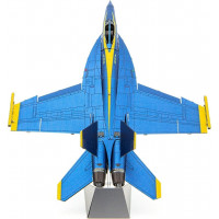METAL EARTH 3D puzzle F, A-18 Super Hornet - Blue Angels (ICONX)