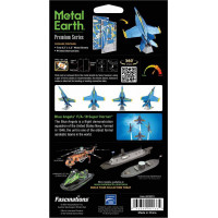 METAL EARTH 3D puzzle F, A-18 Super Hornet - Blue Angels (ICONX)